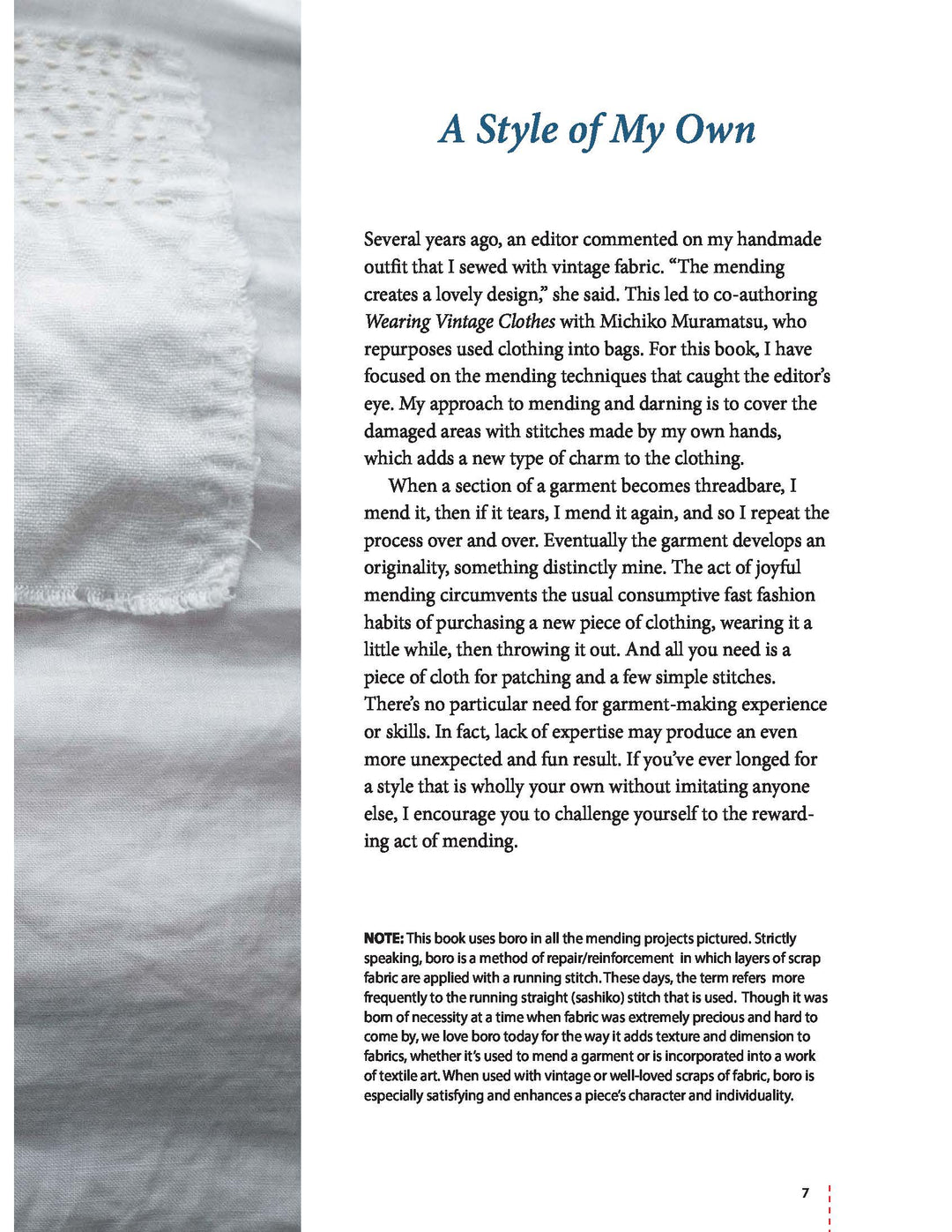 Mending with Boro – book by Harumi Horiuchi