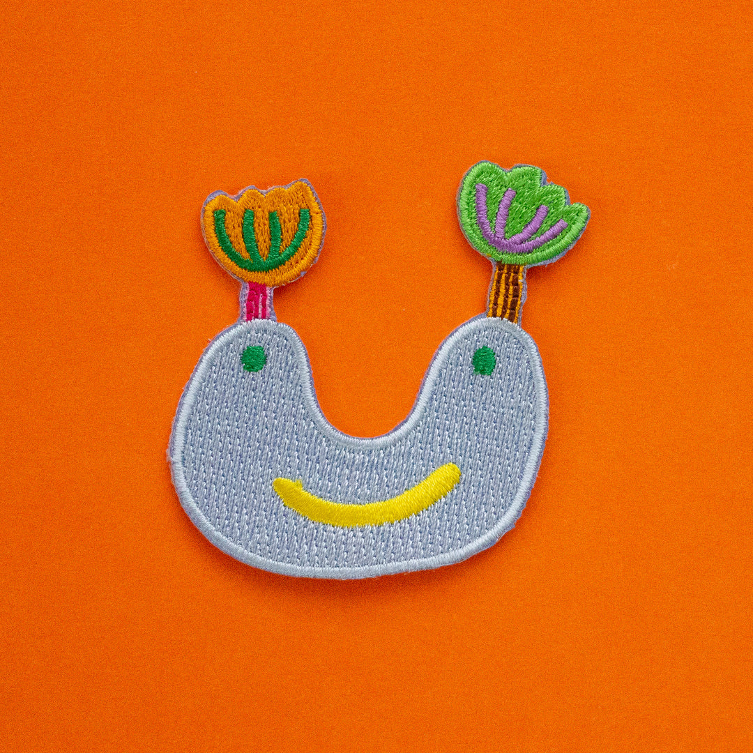 shuh. iron-on patch friend: CORA