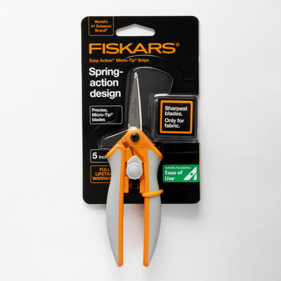 Fiskars Easy Action Micro-Tip Snips for fabric  – 15cm