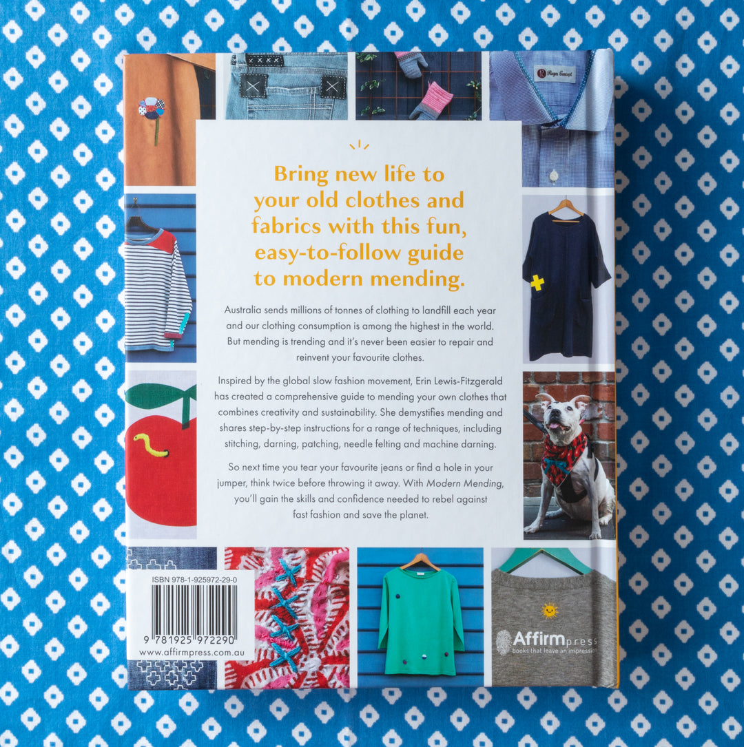 Modern Mending – book by Erin Lewis-Fitzgerald (second edition, signed copy)