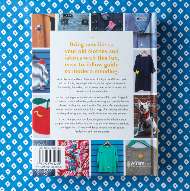 Modern Mending – book by Erin Lewis-Fitzgerald (second edition, signed copy)