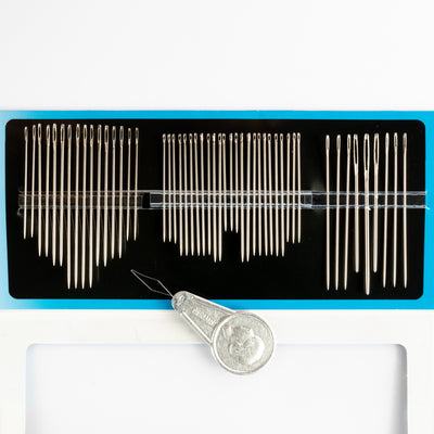 Clover self-threading needles for hand sewing