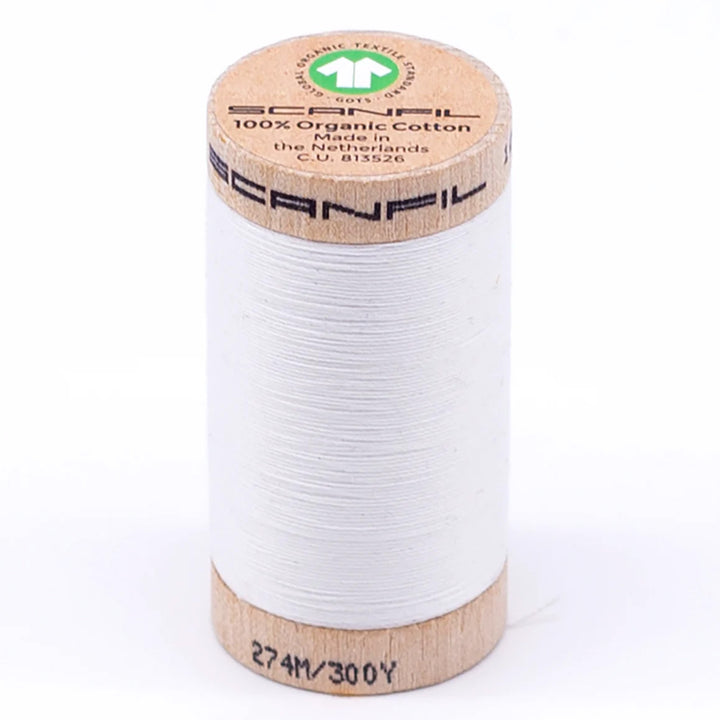 Scanfil organic cotton sewing thread – 30/2 wt, 275m spool