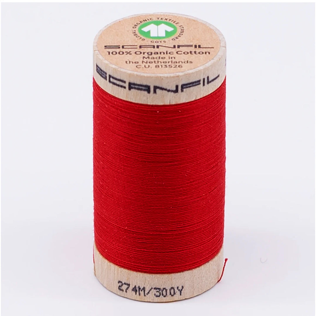 Scanfil organic cotton sewing thread – 30/2 wt, 275m spool