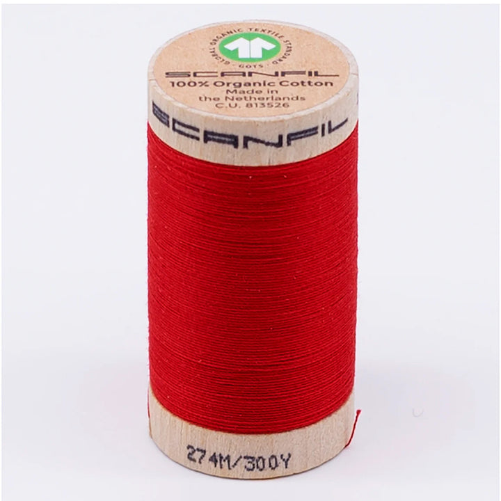 Scanfil organic cotton sewing thread – 30/2 wt, 275m spool