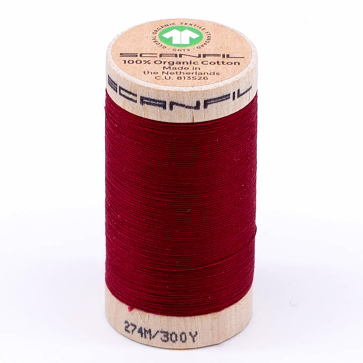 Scanfil organic cotton sewing thread – 30/2 wt, 275m spool