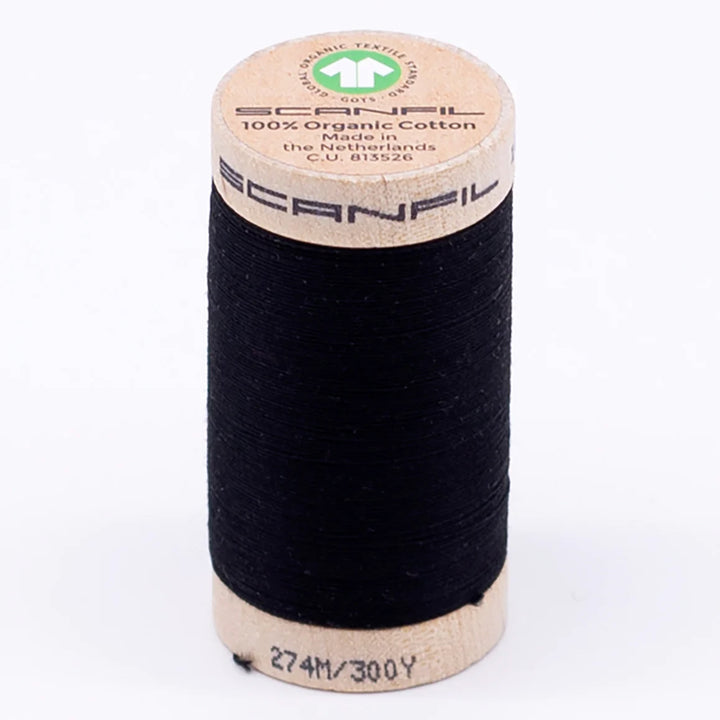 Scanfil organic cotton sewing thread – 30/2 wt, 275m spool