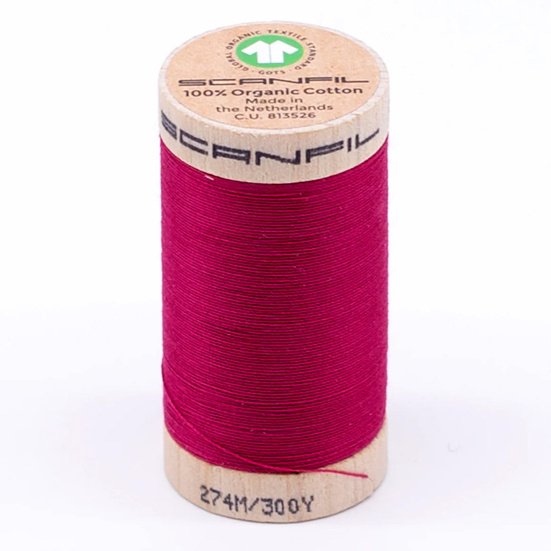 Scanfil organic cotton sewing thread – 30/2 wt, 275m spool