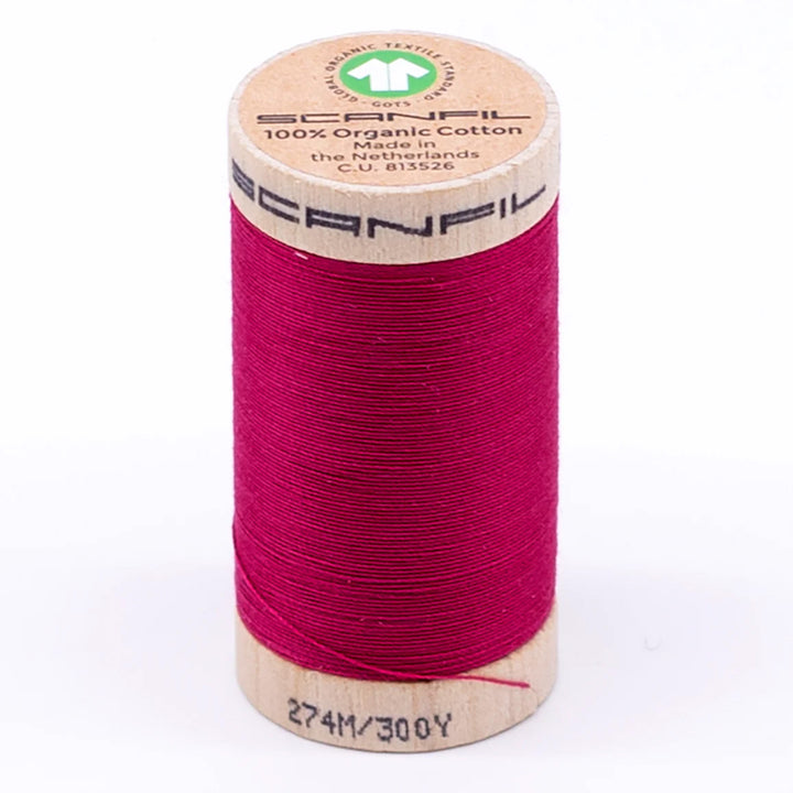 Scanfil organic cotton sewing thread – 30/2 wt, 275m spool