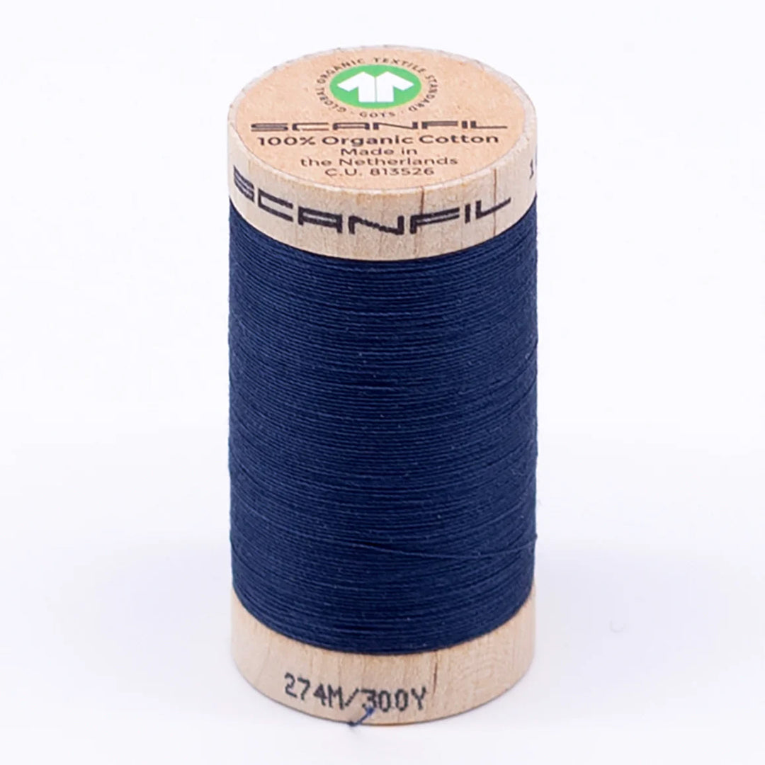 Scanfil organic cotton sewing thread – 30/2 wt, 275m spool