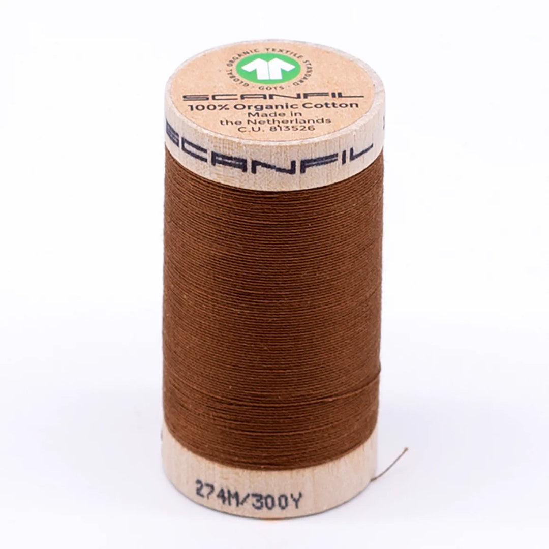 Scanfil organic cotton sewing thread – 30/2 wt, 275m spool