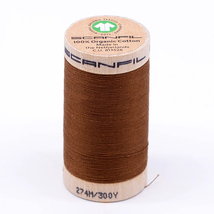 Scanfil organic cotton sewing thread – 30/2 wt, 275m spool