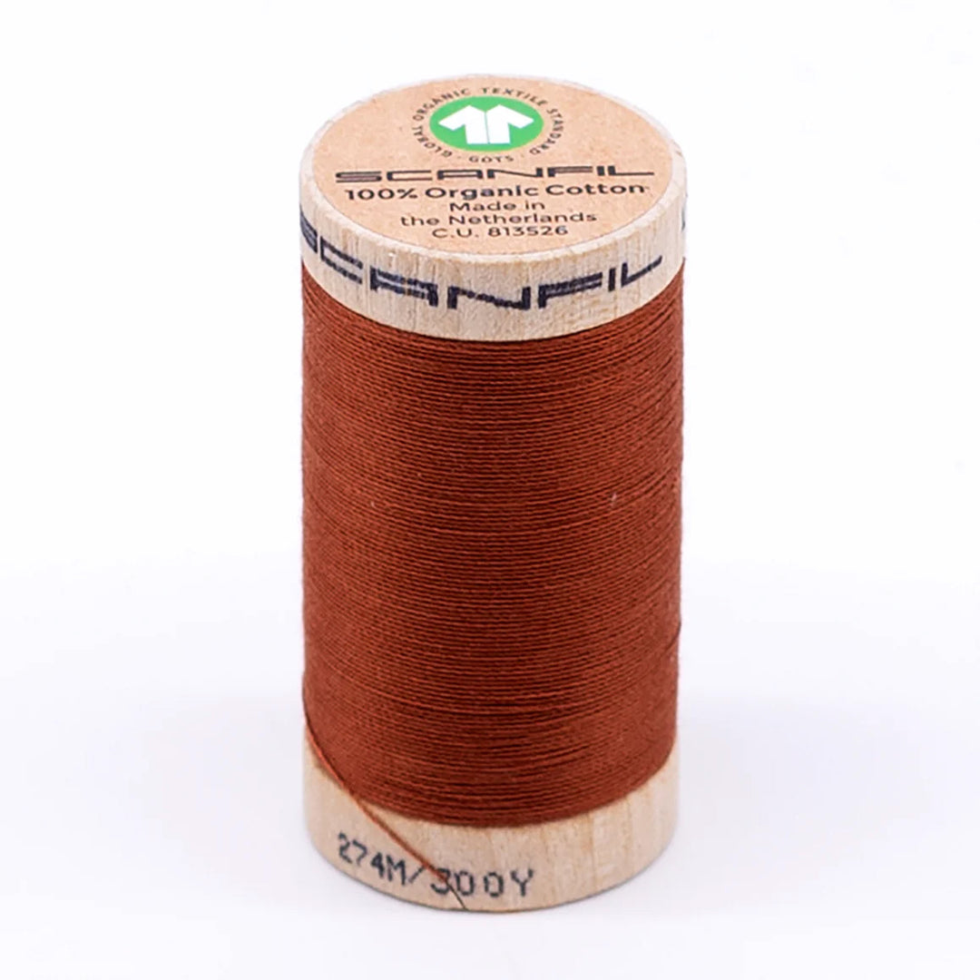 Scanfil organic cotton sewing thread – 30/2 wt, 275m spool