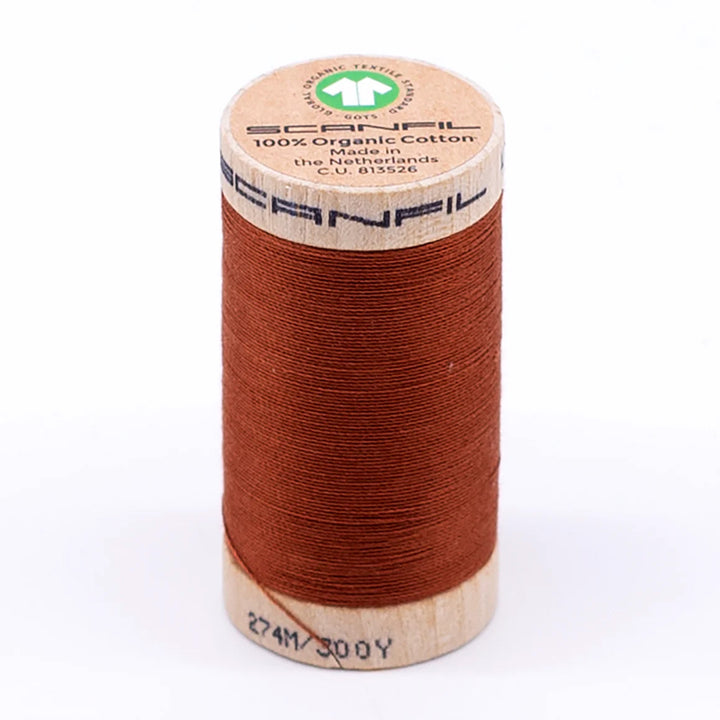 Scanfil organic cotton sewing thread – 30/2 wt, 275m spool