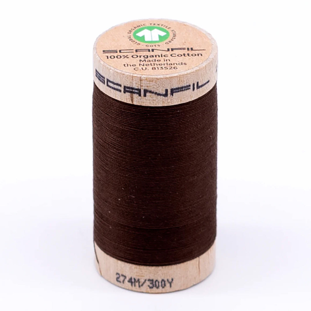 Scanfil organic cotton sewing thread – 30/2 wt, 275m spool