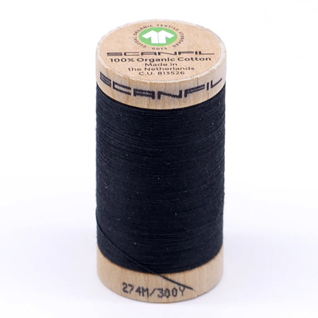 Scanfil organic cotton sewing thread – 30/2 wt, 275m spool