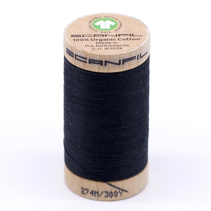 Scanfil organic cotton sewing thread – 30/2 wt, 275m spool