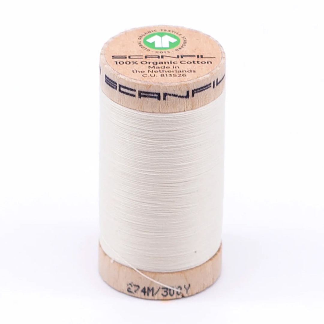 Scanfil organic cotton sewing thread – 30/2 wt, 275m spool