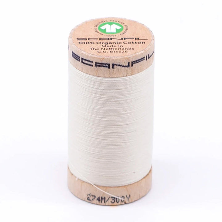 Scanfil organic cotton sewing thread – 30/2 wt, 275m spool