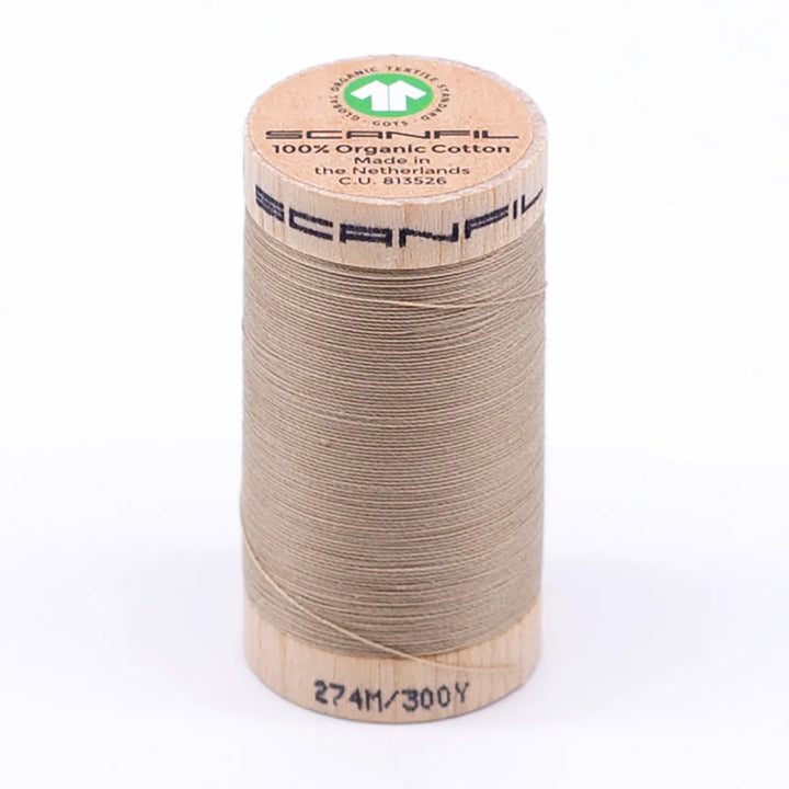 Scanfil organic cotton sewing thread – 30/2 wt, 275m spool