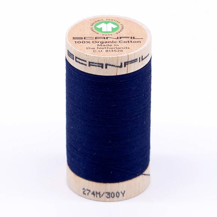 Scanfil organic cotton sewing thread – 30/2 wt, 275m spool