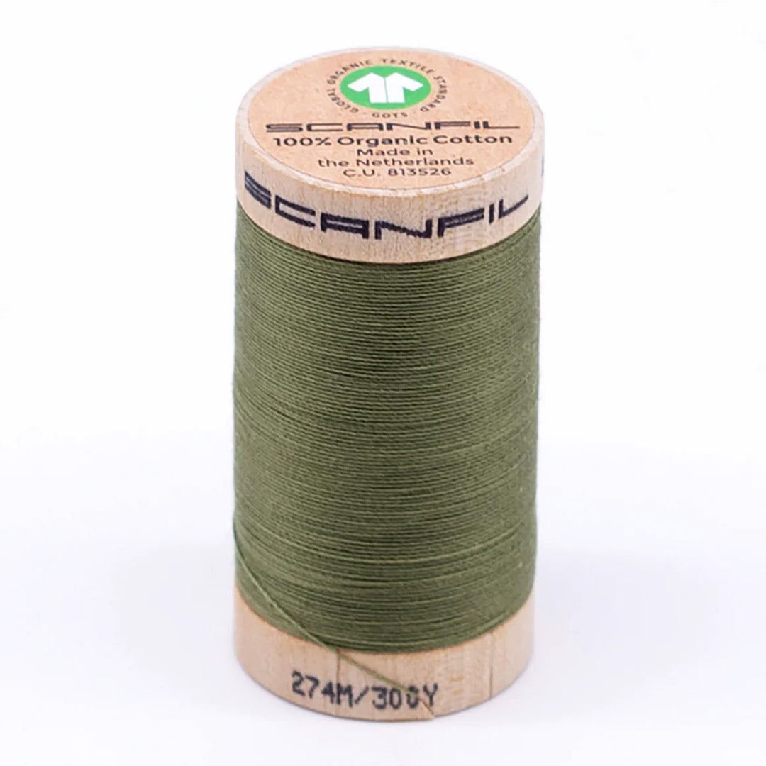Scanfil organic cotton sewing thread – 30/2 wt, 275m spool