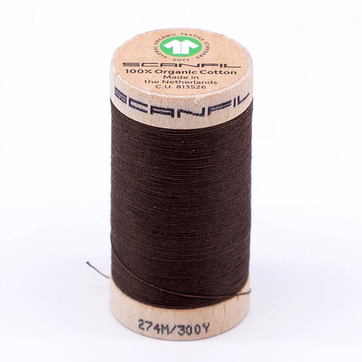 Scanfil organic cotton sewing thread – 30/2 wt, 275m spool
