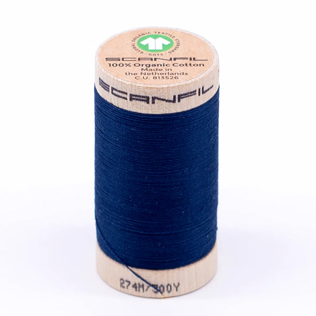 Scanfil organic cotton sewing thread – 30/2 wt, 275m spool
