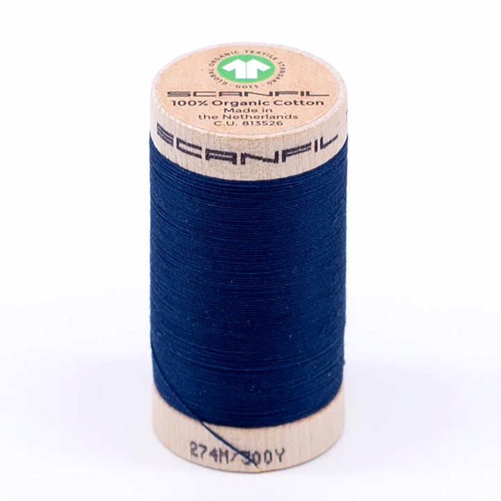 Scanfil organic cotton sewing thread – 30/2 wt, 275m spool