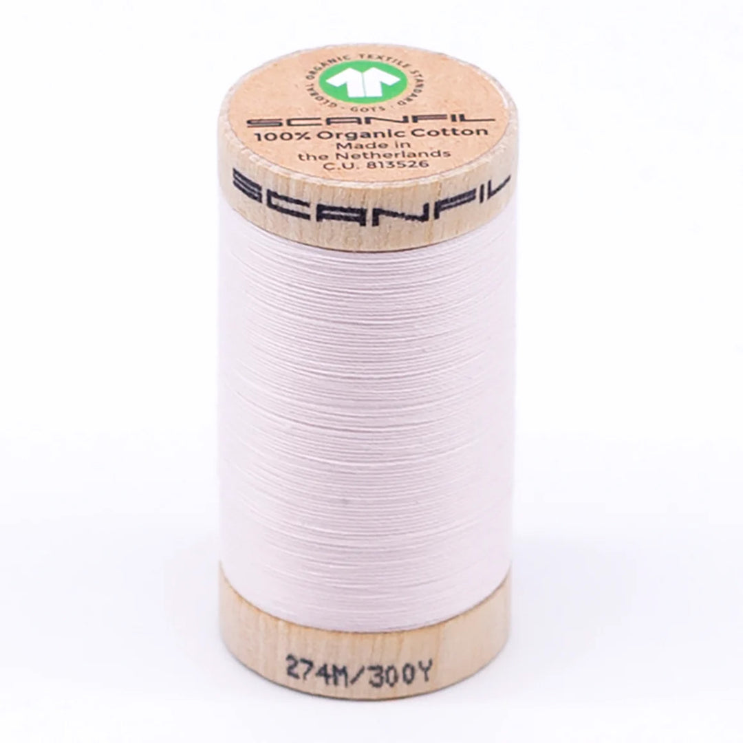 Scanfil organic cotton sewing thread – 30/2 wt, 275m spool