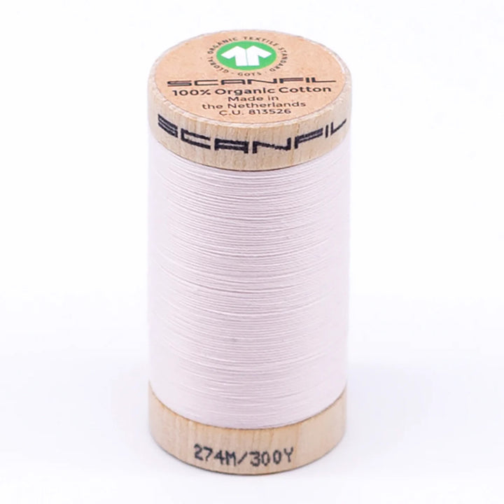 Scanfil organic cotton sewing thread – 30/2 wt, 275m spool