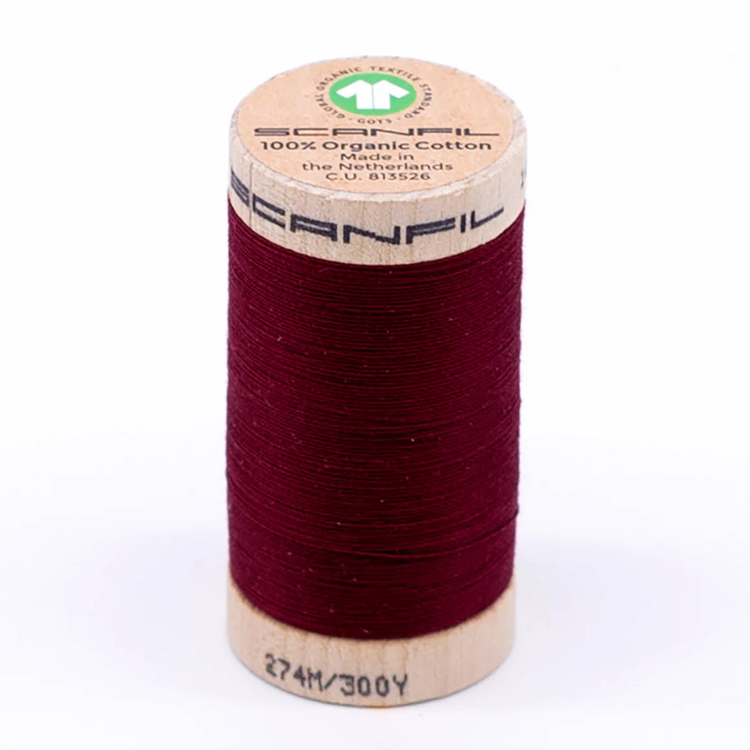 Scanfil organic cotton sewing thread – 30/2 wt, 275m spool