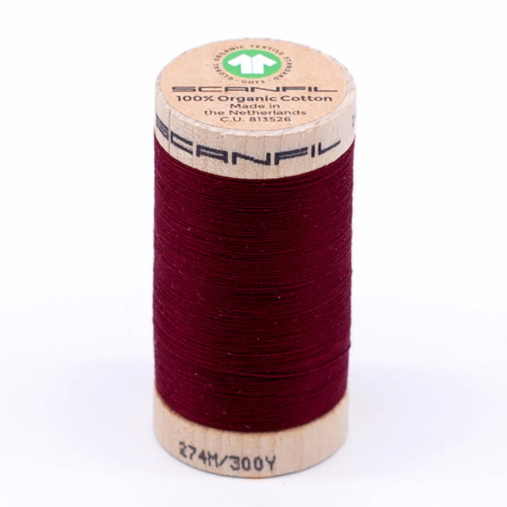 Scanfil organic cotton sewing thread – 30/2 wt, 275m spool