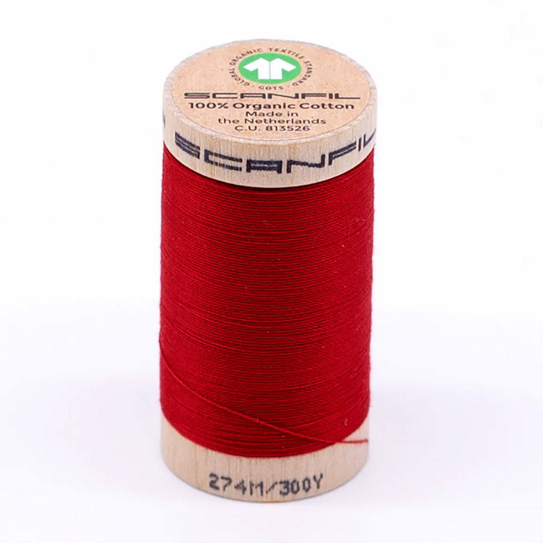 Scanfil organic cotton sewing thread – 30/2 wt, 275m spool