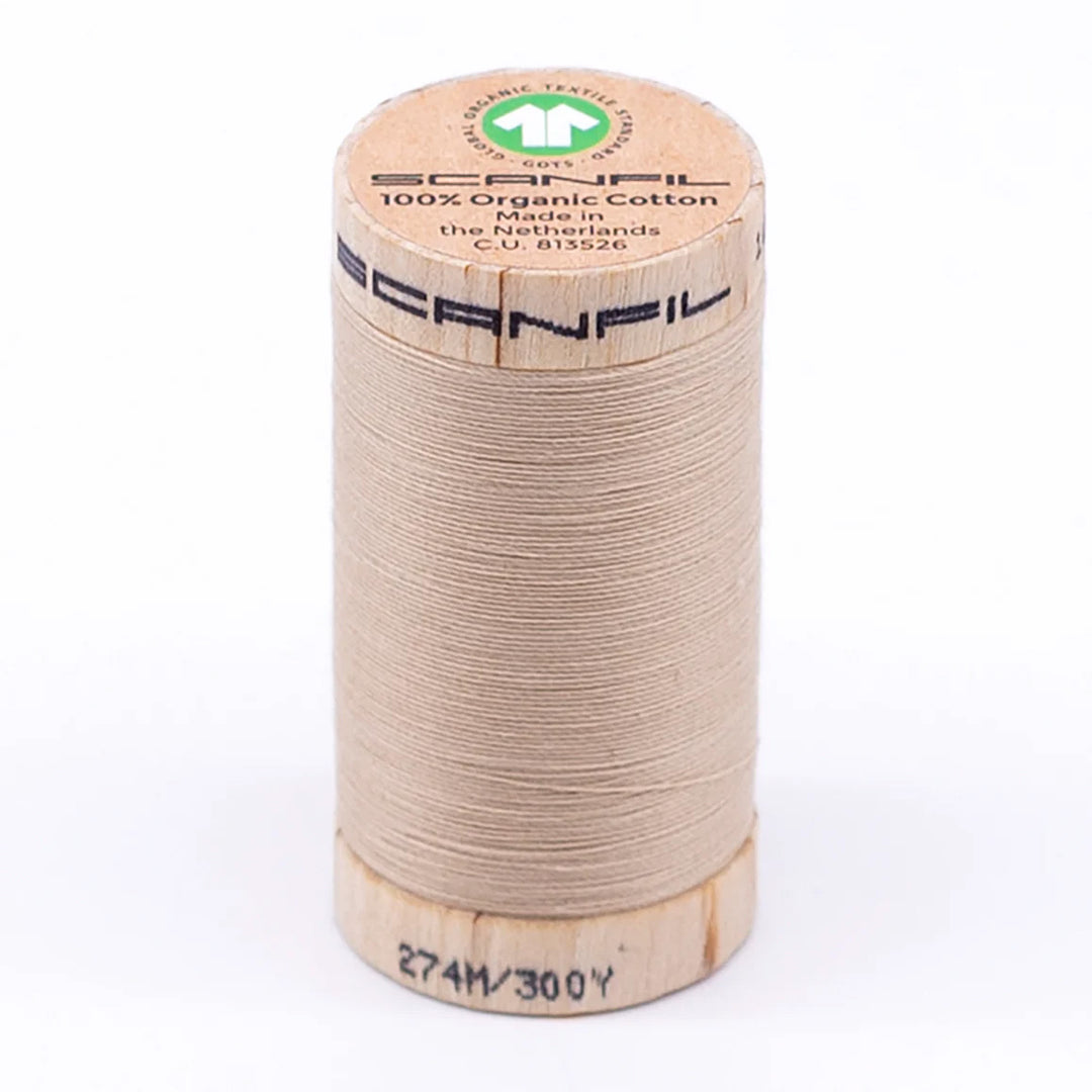 Scanfil organic cotton sewing thread – 30/2 wt, 275m spool