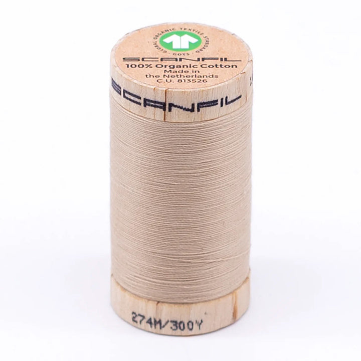 Scanfil organic cotton sewing thread – 30/2 wt, 275m spool
