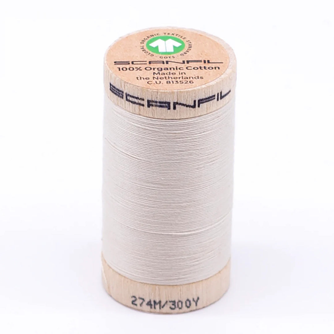 Scanfil organic cotton sewing thread – 30/2 wt, 275m spool