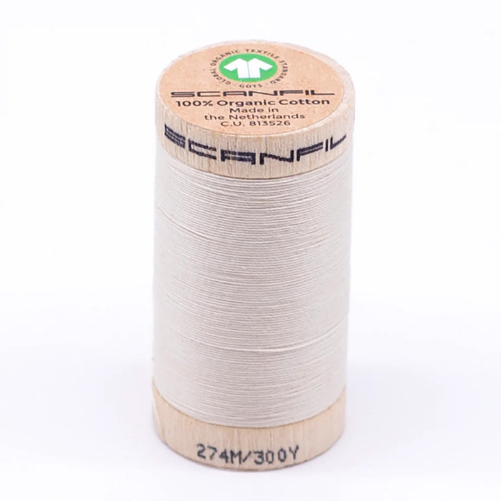 Scanfil organic cotton sewing thread – 30/2 wt, 275m spool