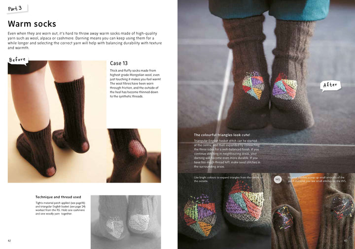 Darning Socks: Innovative Repair Techniques – book by Hikaru Noguchi