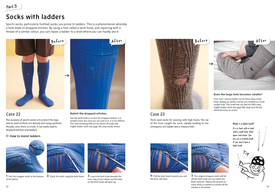 Darning Socks: Innovative Repair Techniques – book by Hikaru Noguchi