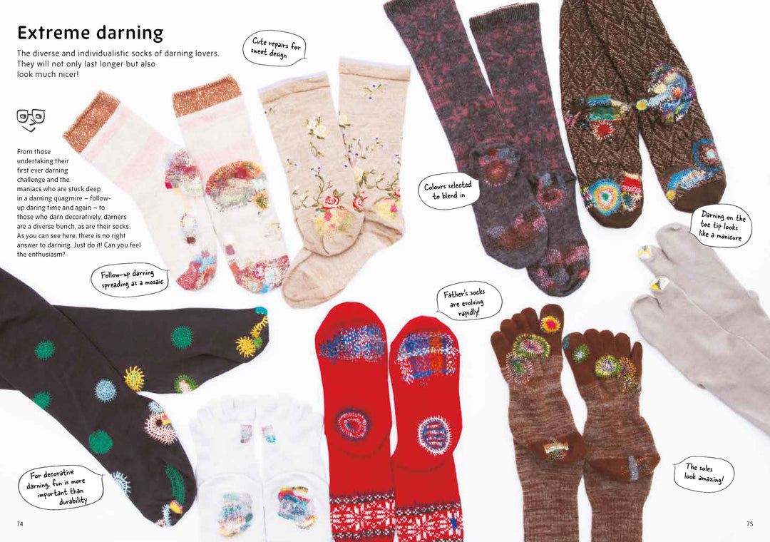 Darning Socks: Innovative Repair Techniques – book by Hikaru Noguchi
