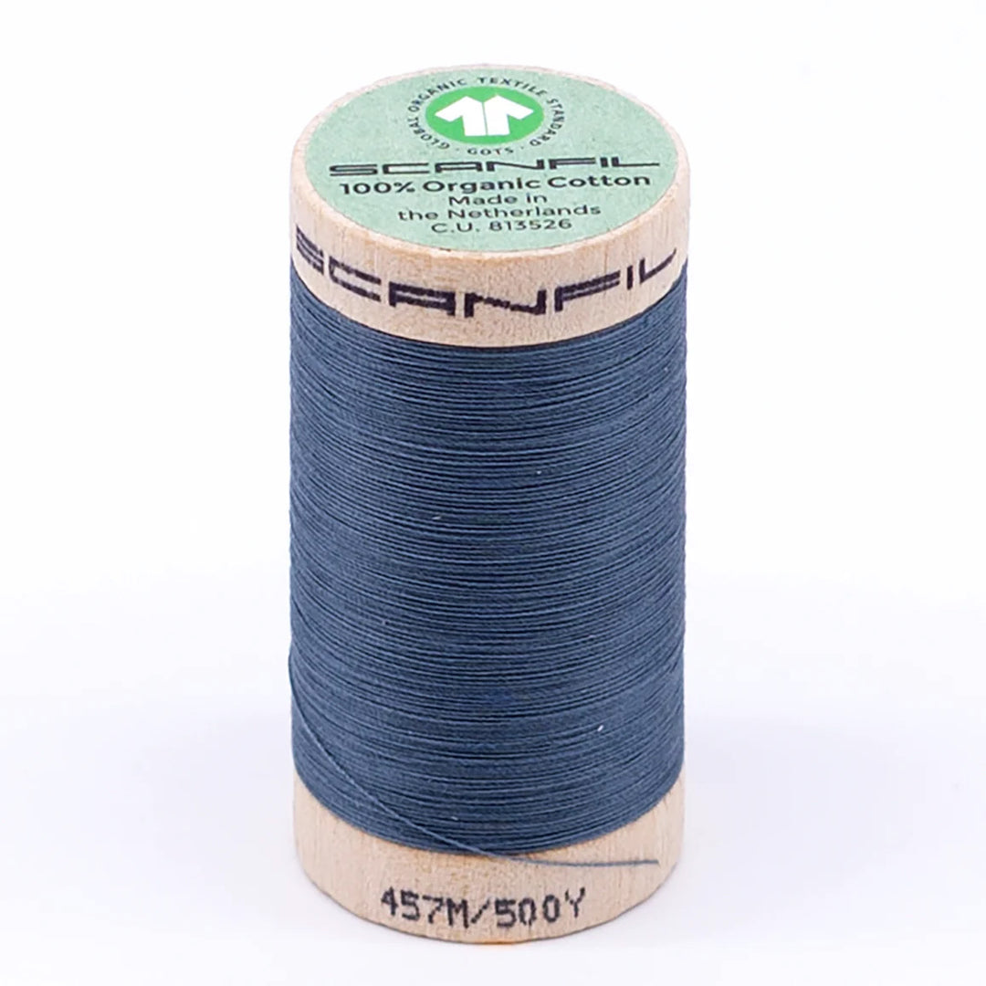Scanfil organic cotton sewing thread – 50/2 wt, 457m spool