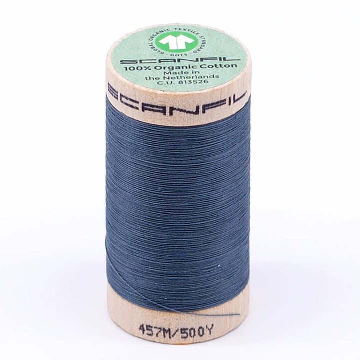 Scanfil organic cotton sewing thread – 50/2 wt, 457m spool