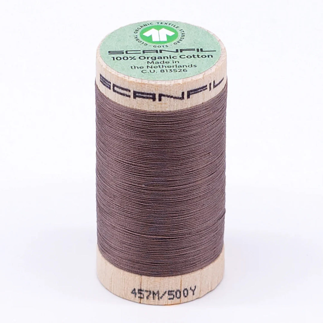 Scanfil organic cotton sewing thread – 50/2 wt, 457m spool