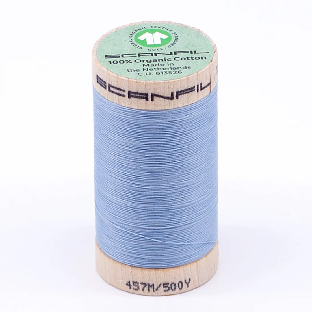 Scanfil organic cotton sewing thread – 50/2 wt, 457m spool