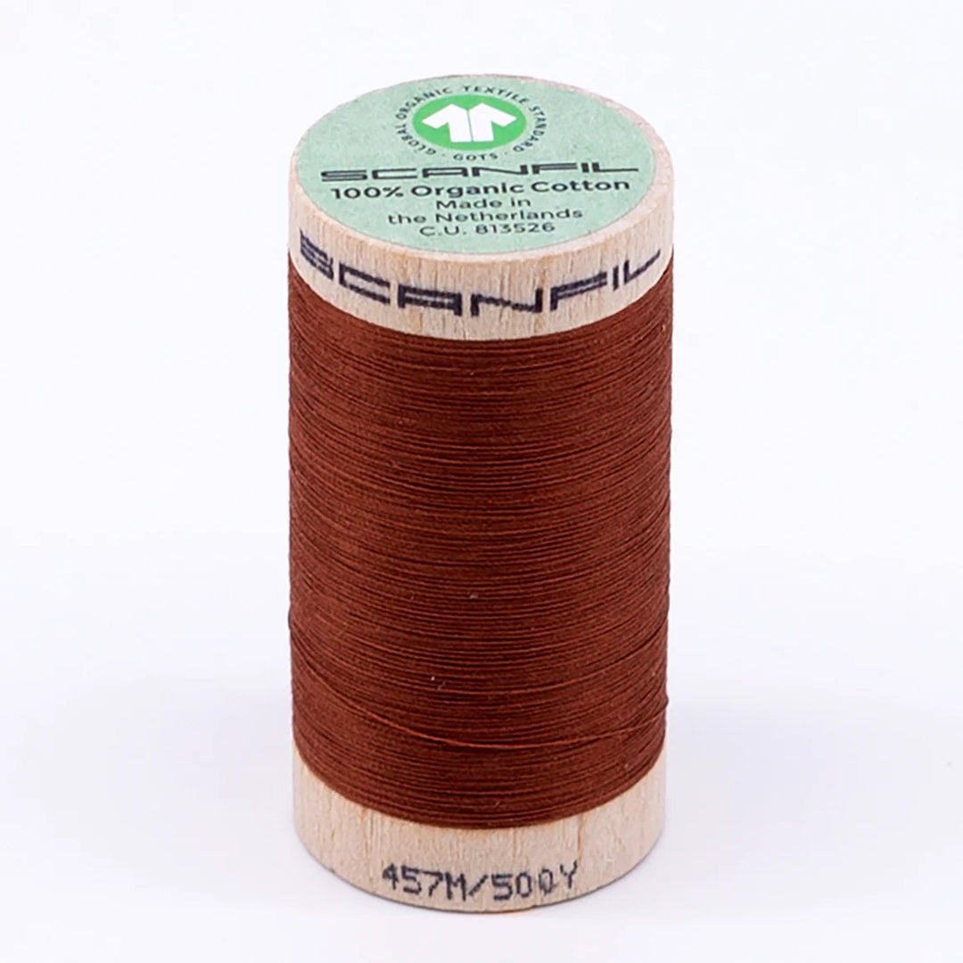 Scanfil organic cotton sewing thread – 50/2 wt, 457m spool