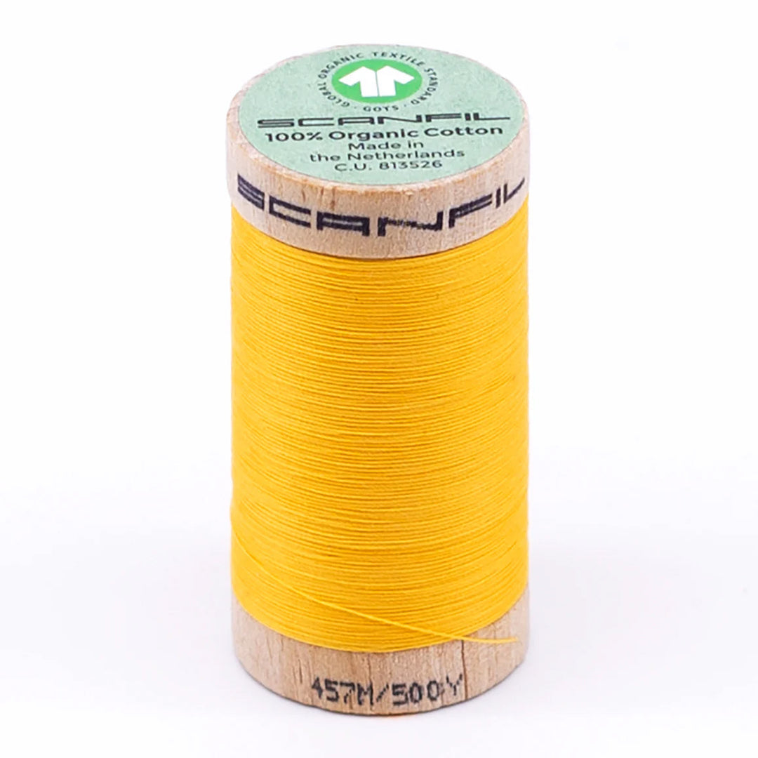Scanfil organic cotton sewing thread – 50/2 wt, 457m spool
