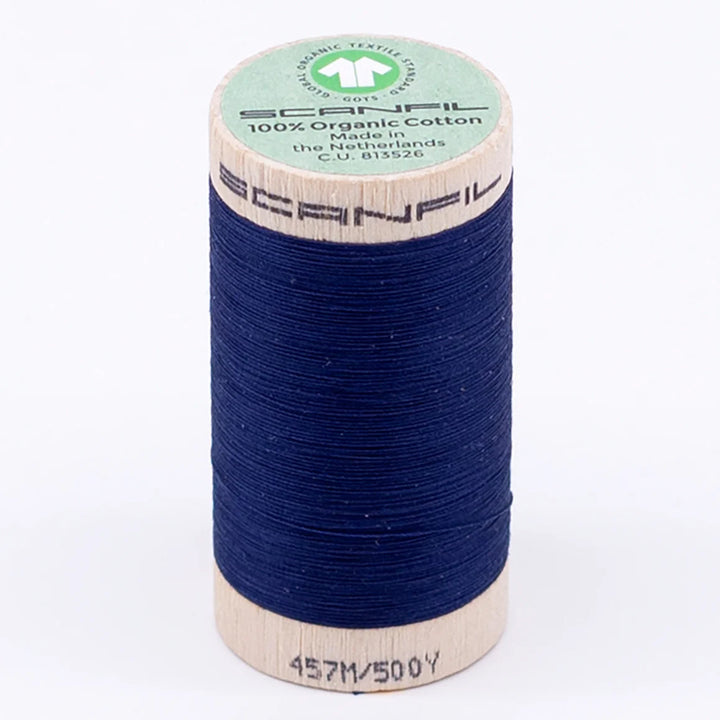 Scanfil organic cotton sewing thread – 50/2 wt, 457m spool