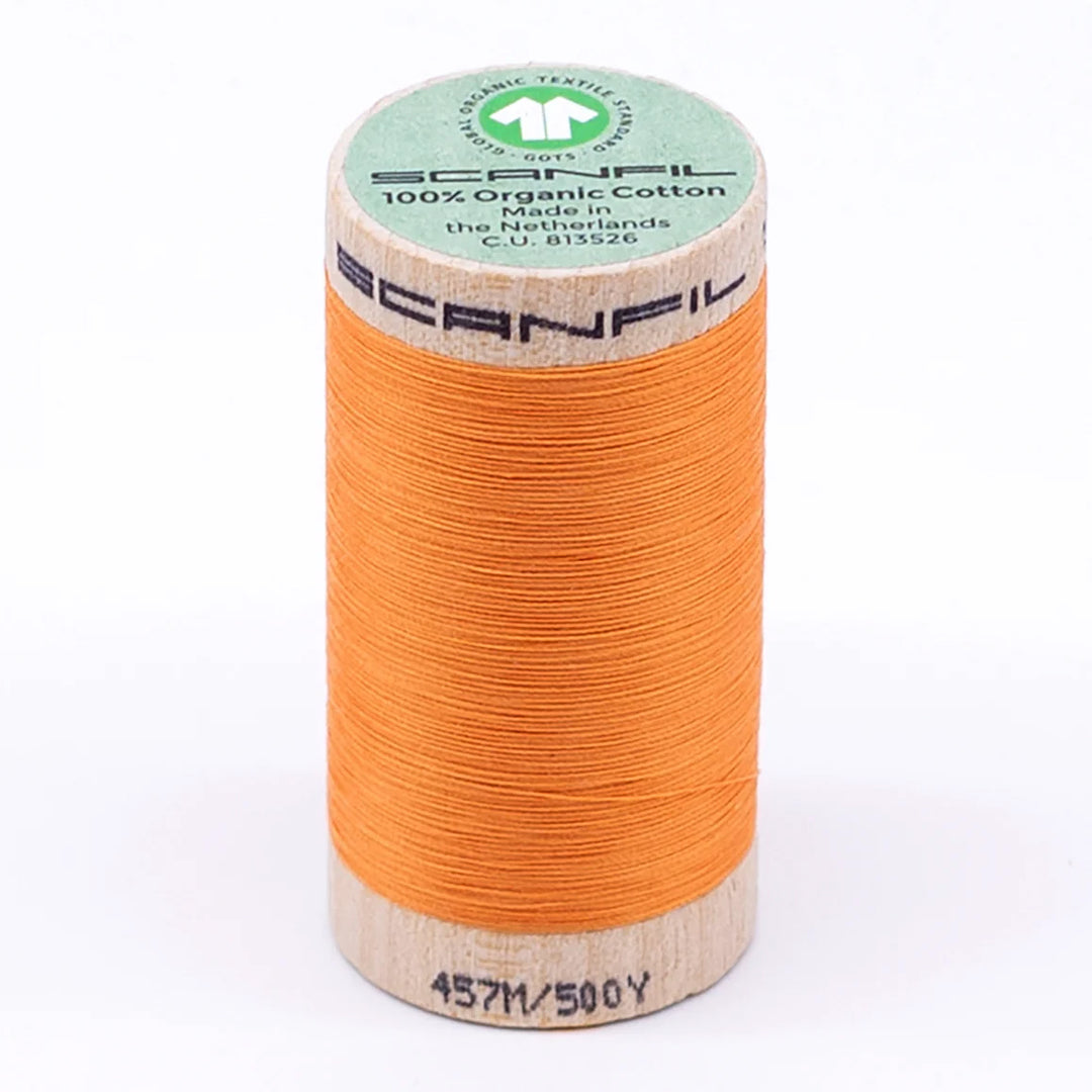 Scanfil organic cotton sewing thread – 50/2 wt, 457m spool