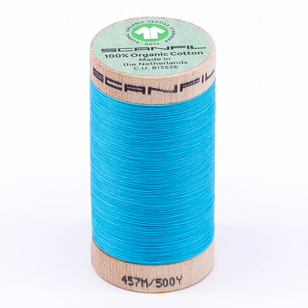 Scanfil organic cotton sewing thread – 50/2 wt, 457m spool